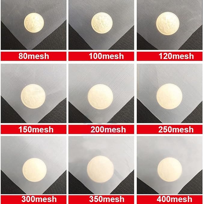 Fine Filter Mesh Nylon Fabric, Recycling Screens for Kitchen Filtration Food Wine 80-500 Mesh(500mesh 25micron,1x1 meter)