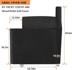 Grill Cover for recteq Flagship 1100,RT-700 RT-1250 RT-680 Wood Pellet Grill Cover | Full Length Heavy-Duty Premium Pellet Grill Cover for All-Weather Protection,Suitable for RT-700 RT-1250 RT-680