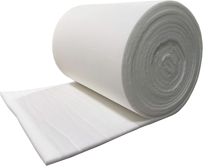 wioboy Paint Booth Ceiling Filter, Spray Booth Tacky Intake Filter for Down Draft Paint Booths (50" x 306" (1/case))