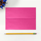 LUXPaper A7 Invitation Envelopes | Peel & Press | 5 1/4" x 7 1/4" | Azalea Metallic | 80lb. Text | 250 Qty