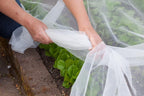 Agfabric Garden Netting 5'x50' Insect Pest Barrier Bird Netting for Garden Protection,Row Cover Mesh Netting for Vegetables Fruit Trees and Plants,White