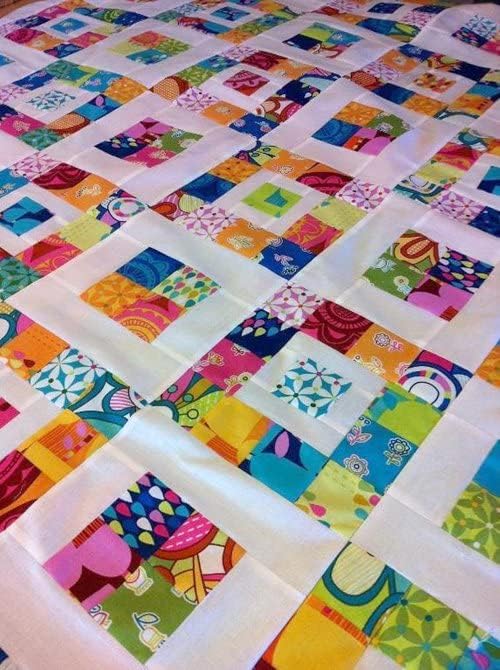 4" x 4" (10 x 10cm) 200 PCS 100% Precut Cotton Fabric Squares Fabric Bundles for Sewing Quilt Potholders DIY& Quilting Beginners