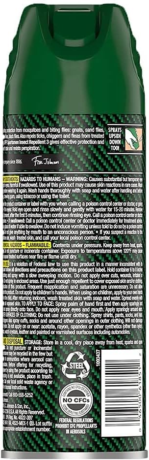 Off! Deep Woods Sportsman Insect Spray 6 Ounce (Pack of 4)