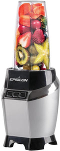 Epsilon Portable Smoothie Blender for Shakes & Smoothies with LED Display & 24 Oz BPA-Free Travel Cup, Personal Juicer Blender w/ 1000W High-Speed Motor for Ice Crushing & Frozen Blending