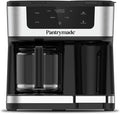 Deluxe 12-Cup Coffee Maker & Single Serve Brewer – Programmable, K-Cup Compatible, Adjustable Brew Size, Glass Carafe, Auto Shut-Off - Ideal for Home or Office