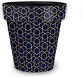 Briarwood Lane Blue Geometric Medium Planter