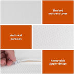 PayLessHere 5 Inch Gel Memory Foam Mattress Medium Firm Mattresses CertiPUR-US Certified Bed-in-a-Box Pressure Relieving Twin Size,Fiberglass Free，White