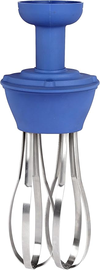 Commercial Electric Immersion Blender Hand held 6 Inch Removable Shaft, 6-Gallon capacity with single high speed (Whisk Attachment Only) - 220W and 270W Compatible