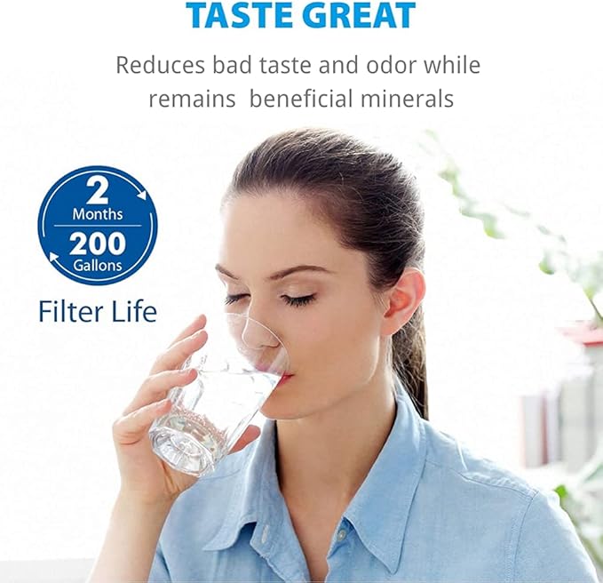 Waterdrop Faucet Water Filter, Replacement for Culligan® FM-15RA Water Filter, Culligan® FM-15A Filtration System, White Finish (Pack of 3)