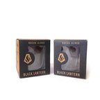 Black Lantern Whiskey Glass Set - Old Fashioned Tumbler Glasses for Cocktails Bourbon Scotch and Whisky - Nature Graphics - Two 11oz. Tumblers with Heavy Base (Locomotive Blueprints)