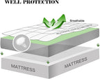 EASELAND Twin XL Mattress Pad Pillow Top Mattress Cover Quilted Fitted Mattress Protector Extra Long 8-21" Deep Pocket Cooling Mattress Topper (39x80 Inches, Dusty Blue)