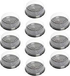 10-Pack Round Cake Stand & Dome - Clear Plastic Cupcake Stand, Cake Carrier & Box