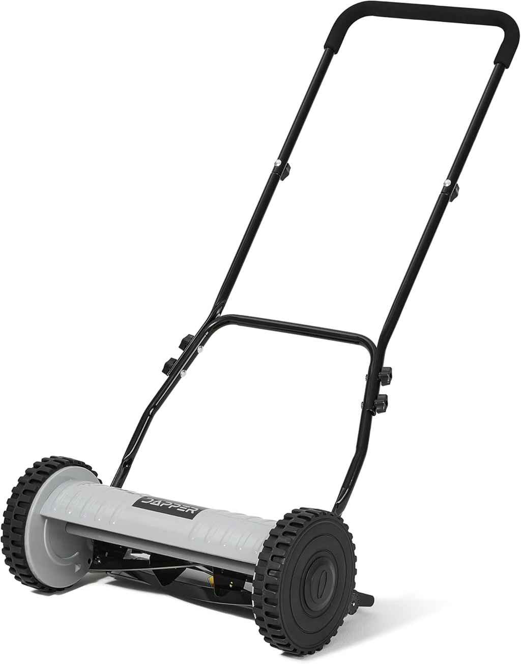 16" Push Reel Lawn Mower – Manual 5-Blade Hand Mower with Adjustable 3-Position Cutting Height (0.5"–1.75") – Lightweight, Eco-Friendly, Steel Blades – 2-Year Warranty
