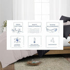 Kotton Culture 120"x98" 1 Pc Oversized King Duvet Cover Only 100% Egyptian Cotton - 600 TC Comforter Cover, Zipper Closure & Corner Ties - Fits Large King Inserts (Oversized King, Blended Grey)
