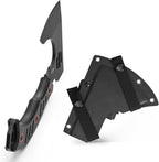 C1391 Camping Axe Camping Hatchet,DC53 Steel Blade with Micarta Handle Survival Hatchets Bushcraft Axe with Kydex Sheaths for Camping Hiking and Chopping Wood(Black)