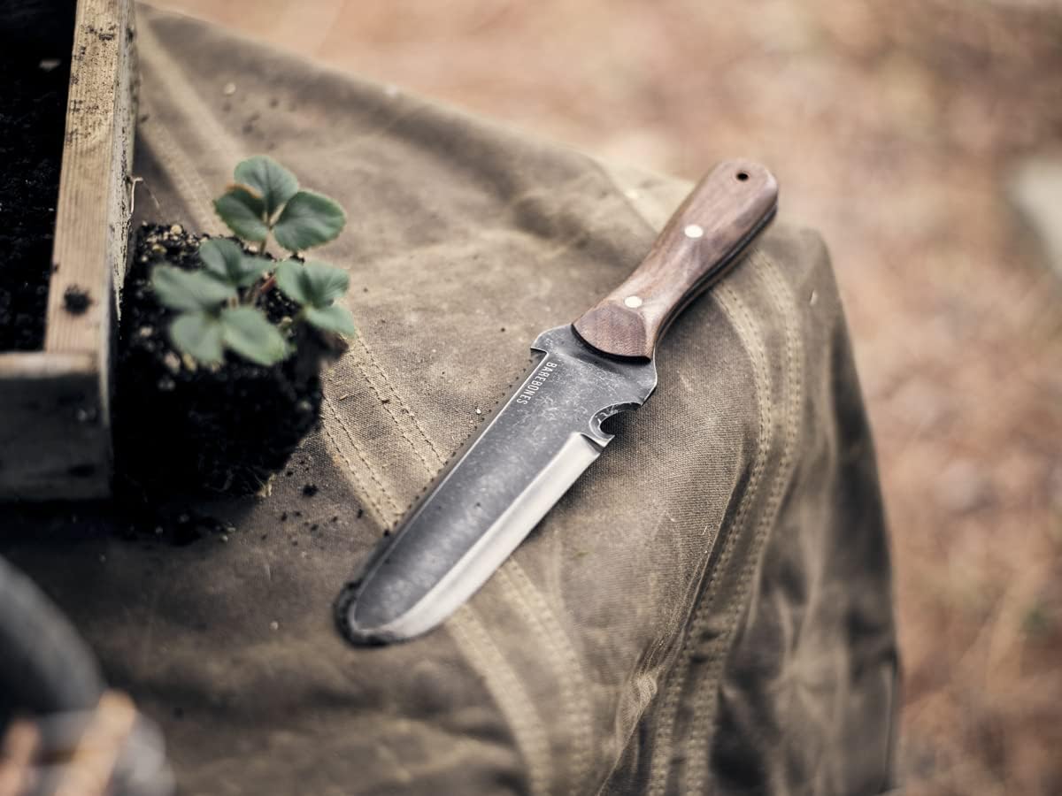 Barebones Hori Hori Classic - Garden Knife - Heat-Tempered Stainless Steel Blade and Walnut Handle