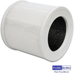 PUREBURG Replacement Filters Compatible with TDBYWAE GL-K803 Air Purifier,3-Pack H13 True HEPA Activated Carbon 3-Stage Filtration Air Clean Dust VOCs Odor