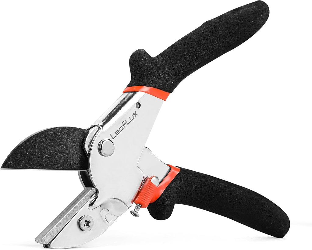 8" Professional Heavy Duty Anvil Pruning Shears with Anti-Rust SK-5 Blades, Garden Shears for Dry Stems and Small Branches, Gardening Scissors, Clippers for Wood, Non-Slip Handle. | LFXP1108S