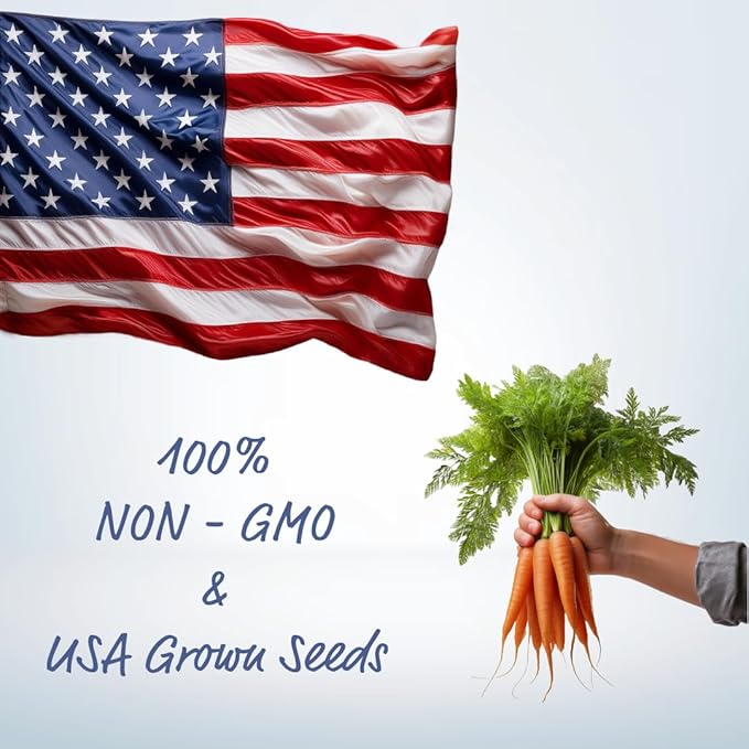 Vegetable, Flower, and Herb Seed Set - 10 Varieties of Non-GMO and Heirloom Premium Seeds for Planting - Rosemary, Mixed Greens, Cucumber, & More!