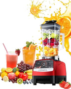 Professional High Speed Blender for Shakes and Smoothies,Home Commercial Countertop Food Processor,2500W 9525 Pure Copper Motor,Double Bearing Blades