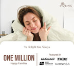 Pizuna 100% Cotton Full 3 Pc Duvet Cover + 1 Pc Fitted Sheet Set 400 Thread Count Off White Sateen Weave Luxurious Long Staple Cotton 4 Piece Bedding Set -1 Duvet Cover, 2 Pillow Shams, 1 Fitted Sheet