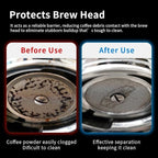 watchget 58mm Espresso Puck Screen - 0.2mm Ultra Thin Espresso Filter - Lower Shower Screen - Metal Reusable Coffee Filter for Portafilter Basket 58mm - Puck Screen