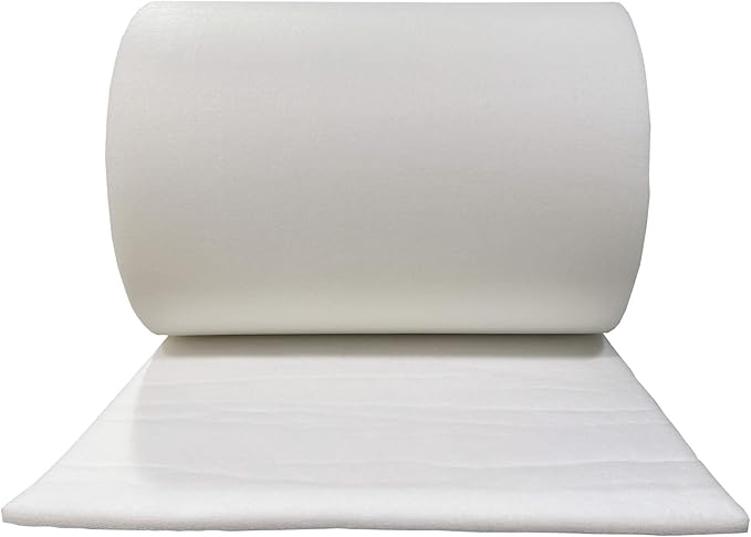 wioboy Paint Booth Ceiling Filter, Spray Booth Tacky Intake Filter for Down Draft Paint Booths (50" x 306" (1/case))