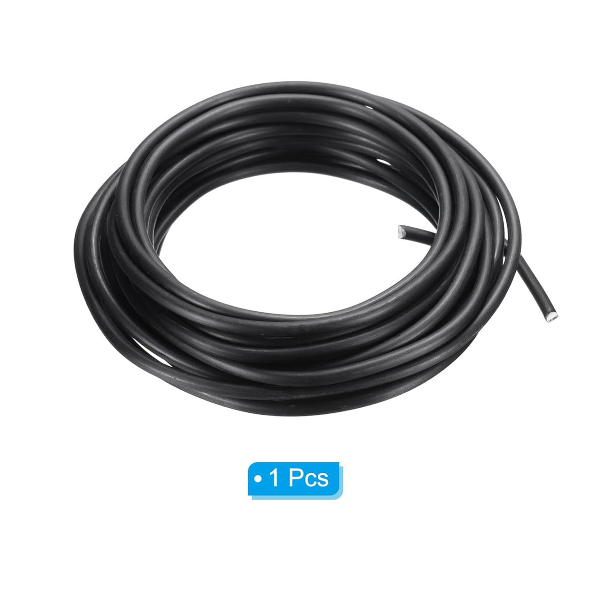 PATIKIL 4mm Bonsai Training Wire, 1 Roll Floral Wire Stems Anodized Aluminum Tree Wire 16.4 Feet Total for Gardening Branch Fixing, Black
