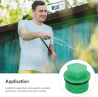 Baluue 10pcs Garden Hose Plugs and Caps, 3/4" Plastic Tubing Stoppers, PPR Material, Prevents Leakage, Ideal for Garden Splitters, Manifolds, Rain Barrels & Winterizing