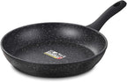 Non Stick Frying Pans,Healthy Stone Cookware,Deep Frying Pan Skillet,Omelette Pan,Egg Pans Nonstick，PFOA-free Non Toxic Frying Pan (8 Inch)