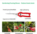 2pack Zsling Extra Long Edge Stainless Steel Pruning Shears Fruit Trees Bonsai Sharp Garden Scissors Tool