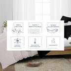 Kotton Culture 3 Pc Queen Size Duvet Cover Set- 100% Egyptian Cotton Sateen 600 TC Ultra Soft Premium Durable Comforter Cover Zipper Closure & Corner Ties (Night's Shadow, Queen/Full 90" X 90")