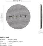 watchget 53 Espresso Puck Screen - Lower Shower Screen - 1.7mm Thickness Metal Reusable Coffee Filter for 54mm Protafilter Basket 316 Stainless Steel 150μm