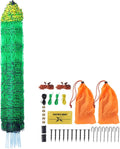 VEVOR Electric Fence Netting, 42"H x 164'L, PE Net Fencing with Posts and Double-Spiked Stakes, Utility Portable Mesh for Goats, Sheep, Lambs, Deer, Hogs, Dogs, for Farms, Backyards and Ranches