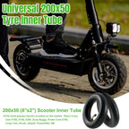 200x50" Inner Tubes, 2 Pack Heavy Duty Replacement Electric Scooter Tire Inner Tube Compatible with Razor E100, E150, E200, Power Core E100, Dune Buggy, ePunk, Crazy Cart, PowerRider 360, eSpark