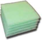 Lime Green Fine Filter Media, 1" Thick, 24" x 24" Pads, 5 Pack, Perfect for Aquariums, Ponds or Water Gardens, Made in USA