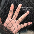 Koi Pond Netting for Leaves 50x50 Ft, 1 in Strong Woven Pond Leaf Net Cover, Protecting Koi Fish from Herons, Raccoons, Birds, Cats & Predators, 28 Pcs Stakes Included