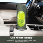 Portable Personal Electric Blender，500ML Portable Shakes and Smoothies Blender，Small Blenders、Mixing、Compact、Convenient and Versatile(Green)