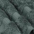 Chakir Turkish Linens | Hotel & Spa Quality 100% Cotton Luxury Turkish Towels | Soft & Absorbent (30x60 Inches Extra Large Bath Towels, Set of 4 - Dark Gray)