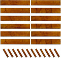 Cor-Ten Steel Landscape Edging with Rust Patina Finish, Pre-Rusted Cor-Ten Steel Landscape Edging, 42 inch Strips, 6 inch Depth (12 Pack)