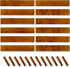 Cor-Ten Steel Landscape Edging with Rust Patina Finish, Pre-Rusted Cor-Ten Steel Landscape Edging, 42 inch Strips, 6 inch Depth (12 Pack)