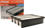 FRAM Extra Guard Rigid Panel Engine Air Filter Replacement, Easy Install w/Advanced Engine Protection and Optimal Performance, CA12167, for Select Mazda Vehicles