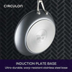 Circulon A1 Series with ScratchDefense Technology Nonstick Induction Frying Pan/Skillet, 10 Inch, Graphite