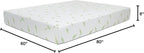 NapQueen Queen Size, 6 Inch Anula Green Tea Infused Memory Foam Mattress, Bed in a Box, CertiPUR-US Certified Mattress