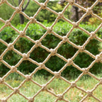 Natural Jute Hemp Rope Net,8mm Thick Safety Anti-Fall for Children Pet,Balcony Stairs Garden Playground Protection Net,Indoor & Outdoor Decor (Size:1M*6M(3.3FT*19.7FT))
