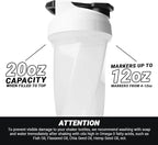 HELIMIX 1.5 Vortex Blender Shaker Bottle Holds upto 28oz | No Blending Ball or Whisk | USA Made | Portable Pre Workout Whey Protein Drink Shaker Cup | Mixes Cocktails Smoothies Shakes | Top Rack Safe