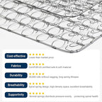 Avenco 6 Inch Twin Mattress, Foam and Spring Hybrid Mattresses in a Box, Medium Soft, Breathable Fabric & Adaptive Support, CertiPUR-US Certified, Twin Size Mattress in Guest and Kids Bedroom