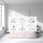 Kotton Culture 1 Pc Queen Size Duvet Cover Only -100% Egyptian Cotton Sateen 600 Thread Count Ultra Soft Premium Durable Comforter Cover Zipper Closure & Corner Ties (Mandala, Queen/Full 90" X 90")