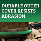 Flexzilla Colors SwivelGrip Garden Hose 5/8 in. x 5 ft., Lightweight All-Weather Water Hose, Durable and Flexible, Leak-Free Connections, Forest Green