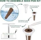 Lettuce Seed Pod Kit, Romaine, Butter Head, Red Sail, Red&Green Leaf, Red Sail Lettuce, Grow Anything Seed Pod Kit Compatible with All Indoor Hydroponics (8-Pod)